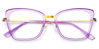 Rosalie Butterfly Purple Glasses2