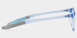 Cody Rectangle Clear Blue Glasses3