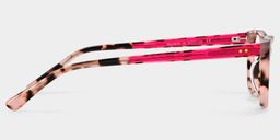 Juliana Pink Tortoise Rectangle Glasses3