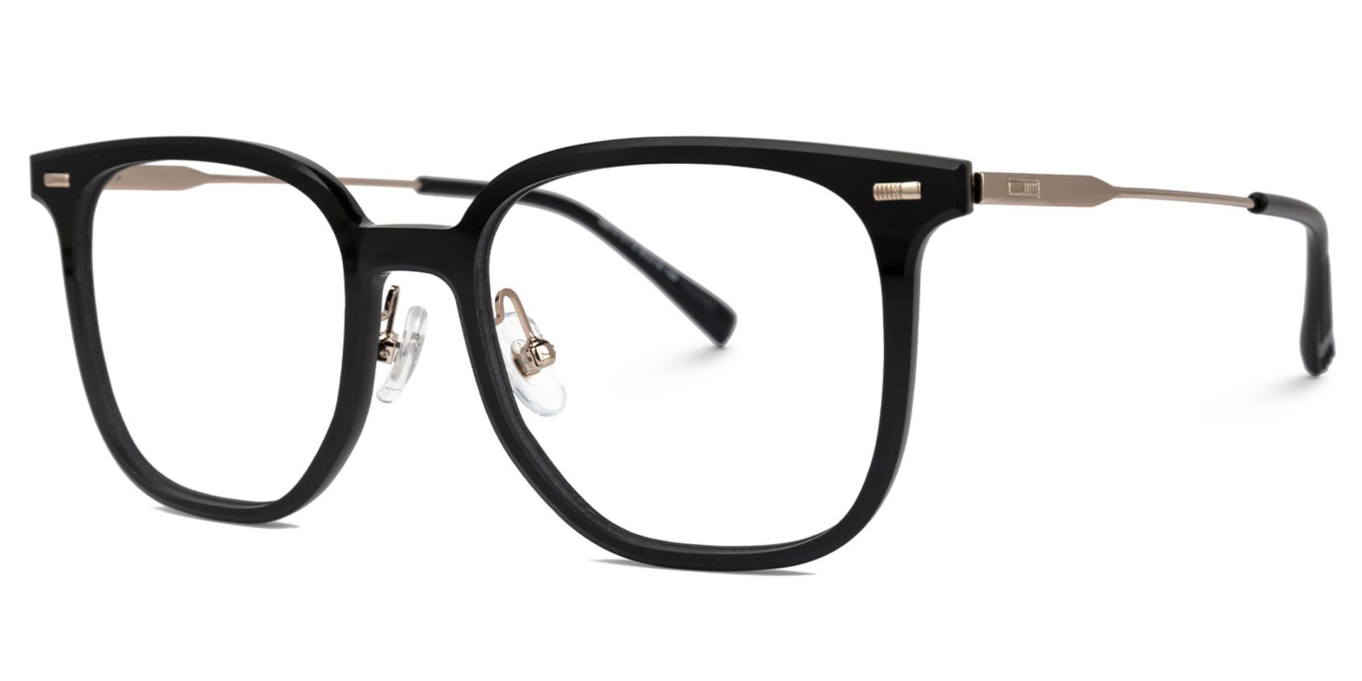 Abudy Square Black Glasses2