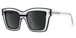 Legette Square Black Glasses1