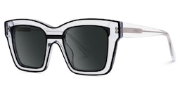 Legette Square Black Glasses1