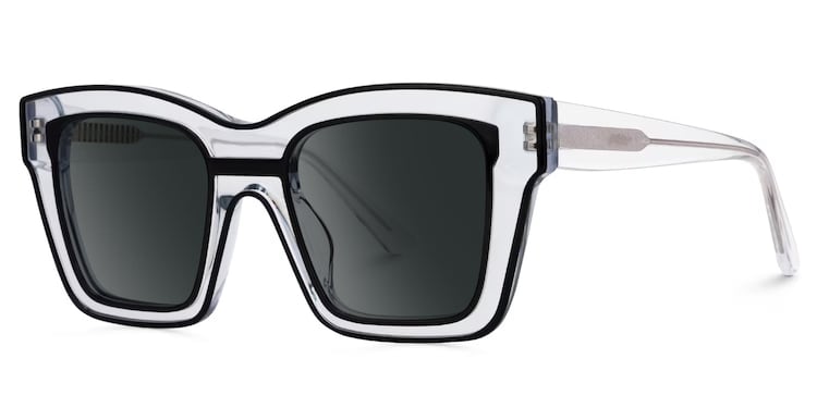 Legette Square Black Glasses