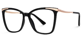 Greer Butterfly Black Glasses1