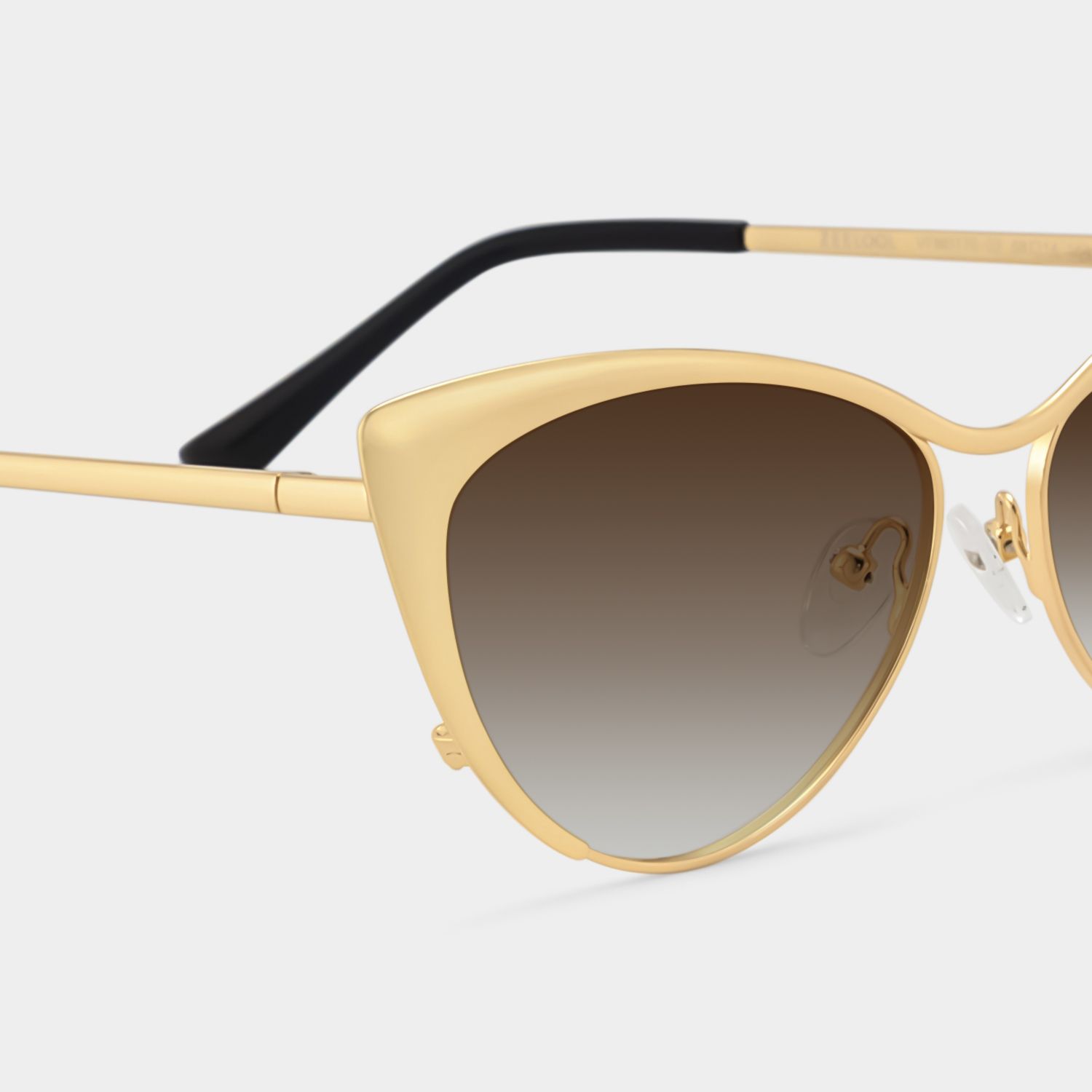 Ellen Cat Eye Style Gold Frame Sunglasses | ZEELOOL4