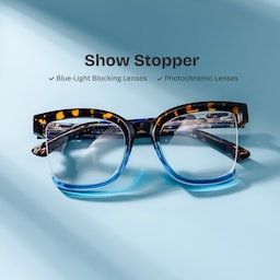 Cadogan Square Blue Tortoise Glasses0