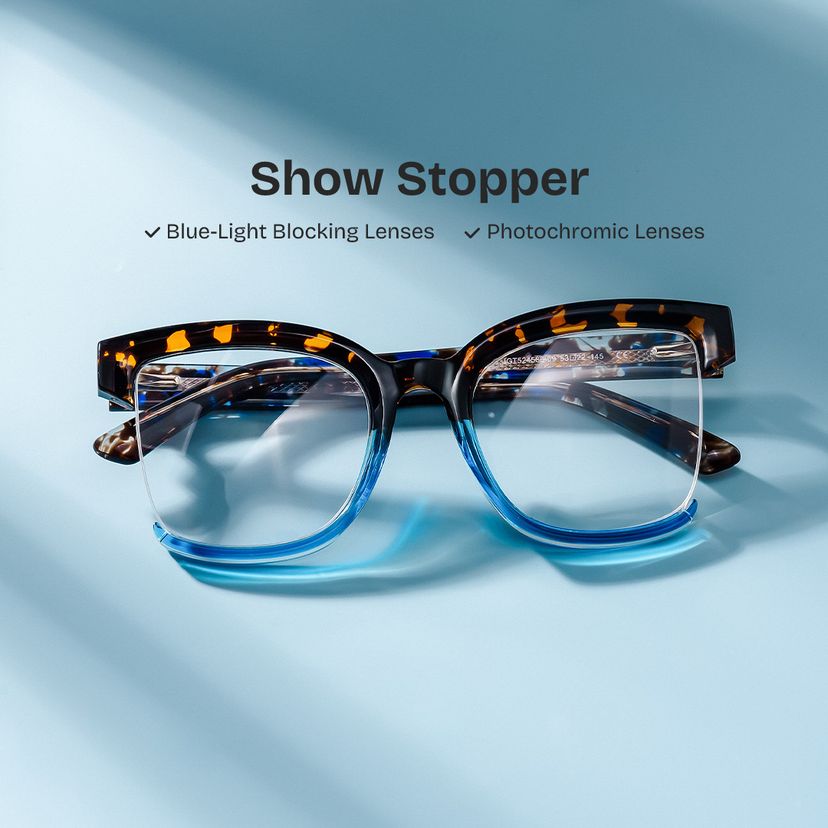 Cadogan Square Blue Tortoise Glasses