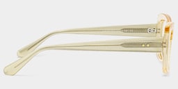 Leona Rectangle Gold Glasses4