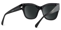 Minfia Square Black Pink Glasses5