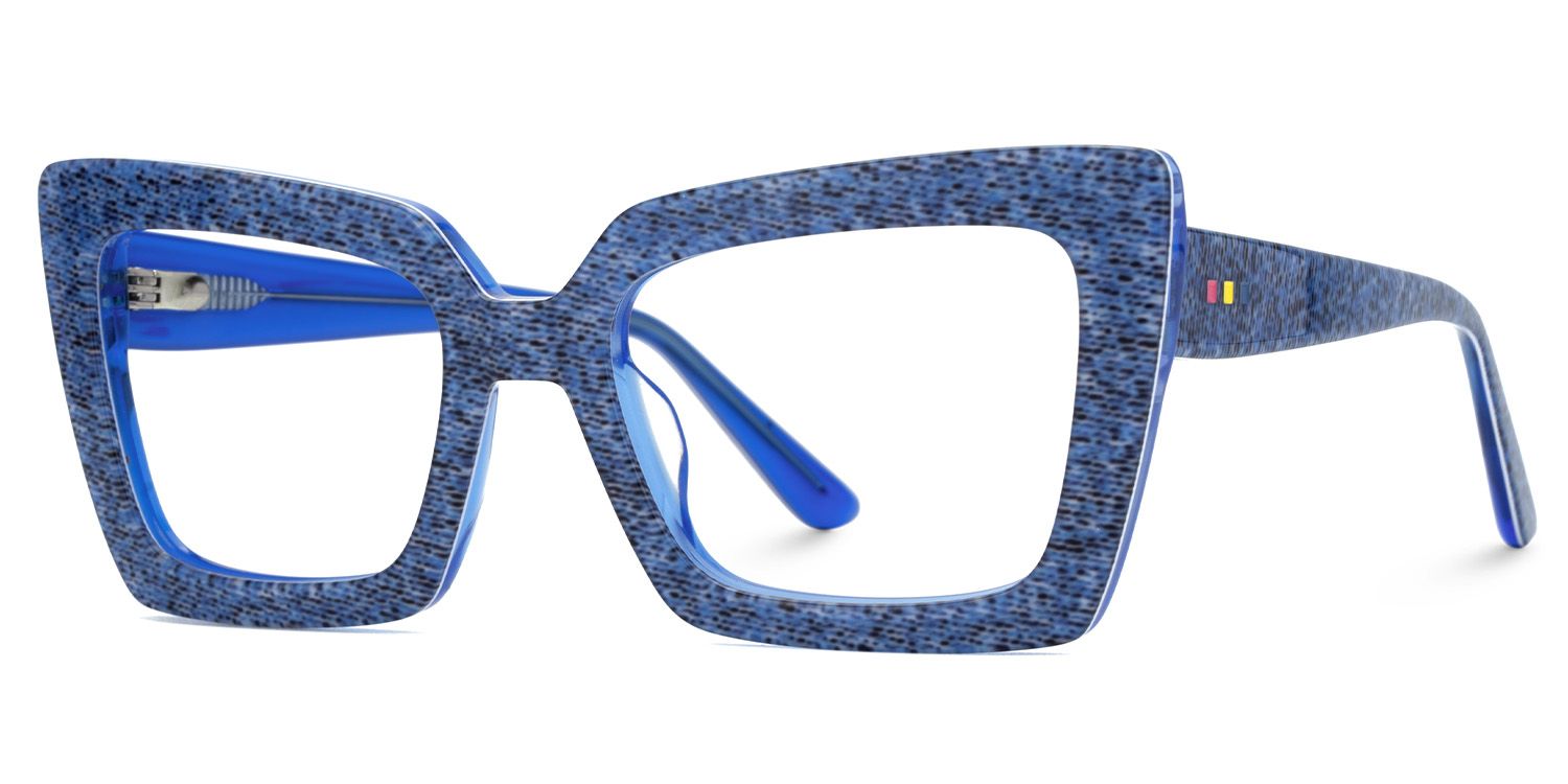 Tootie Eyeglasses in Butterfly Blue Frame | Zeelool2