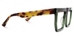 Daniela Rectangle Green Glasses3