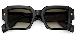 Bobbee Square Black Sunglasses1