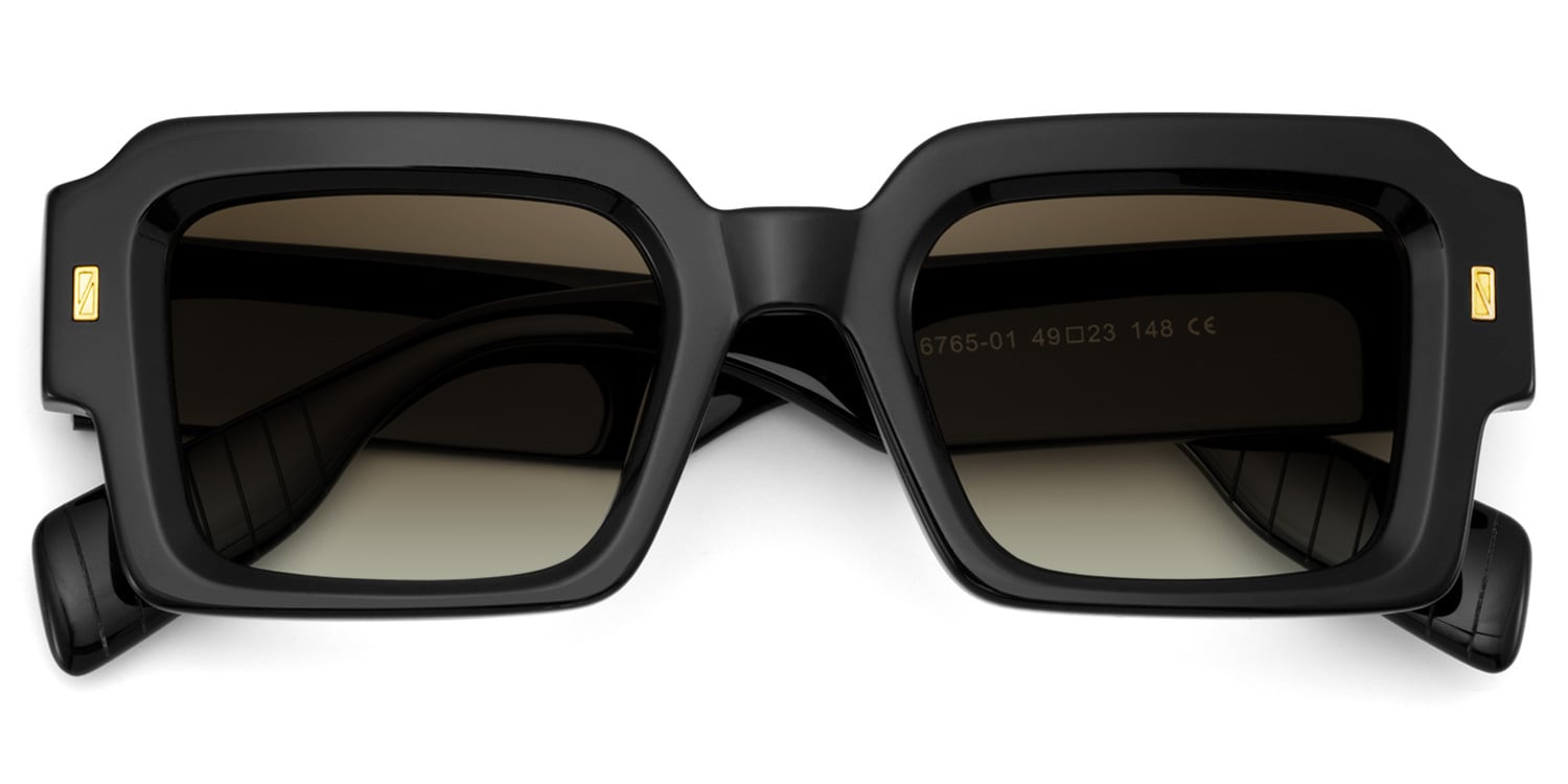 Bobbee Square Black Sunglasses