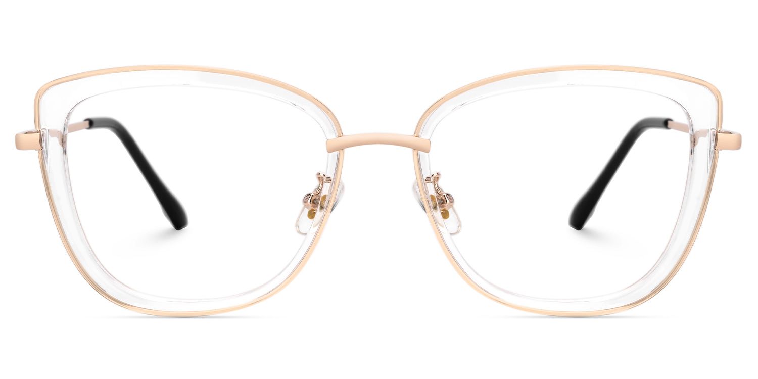 Clear Kaye Cateye Frame Eyeglasses | Zeelool0
