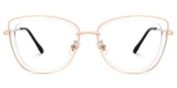 Kaye Cateye Clear Glasses0