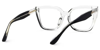 Mirta Square Black-Crystal Glasses3