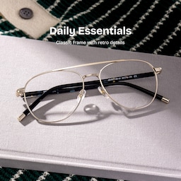 Calvin Aviator Gold Glasses0