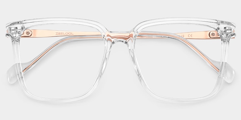 ZEELOOL Zeyna Square Crystal Glasses