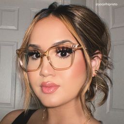 Jacqui Square Beige Glasses6