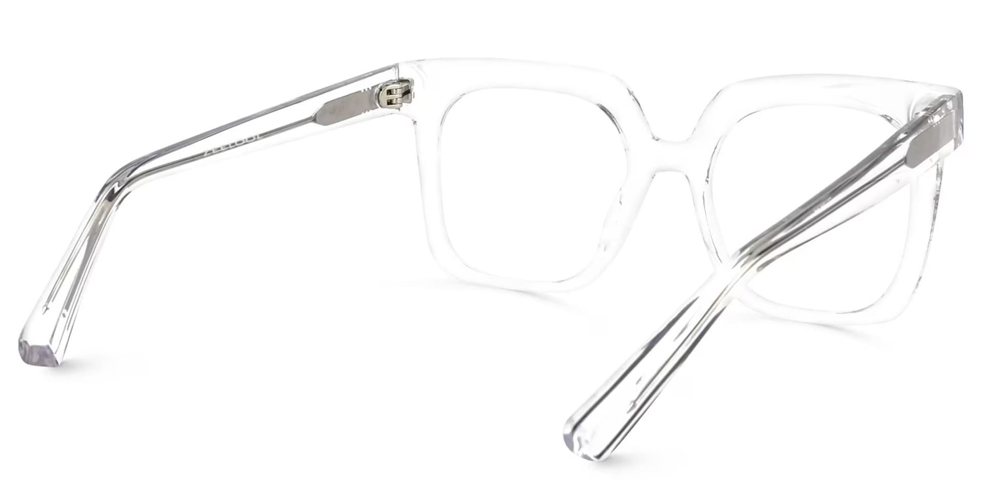 Dexter Square Crystal Eyeglasses and Acetate Frames4