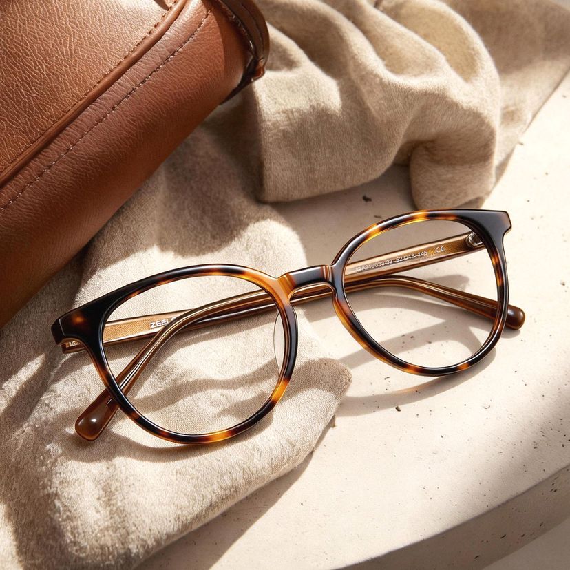 Allison Tortoise Round Glasses