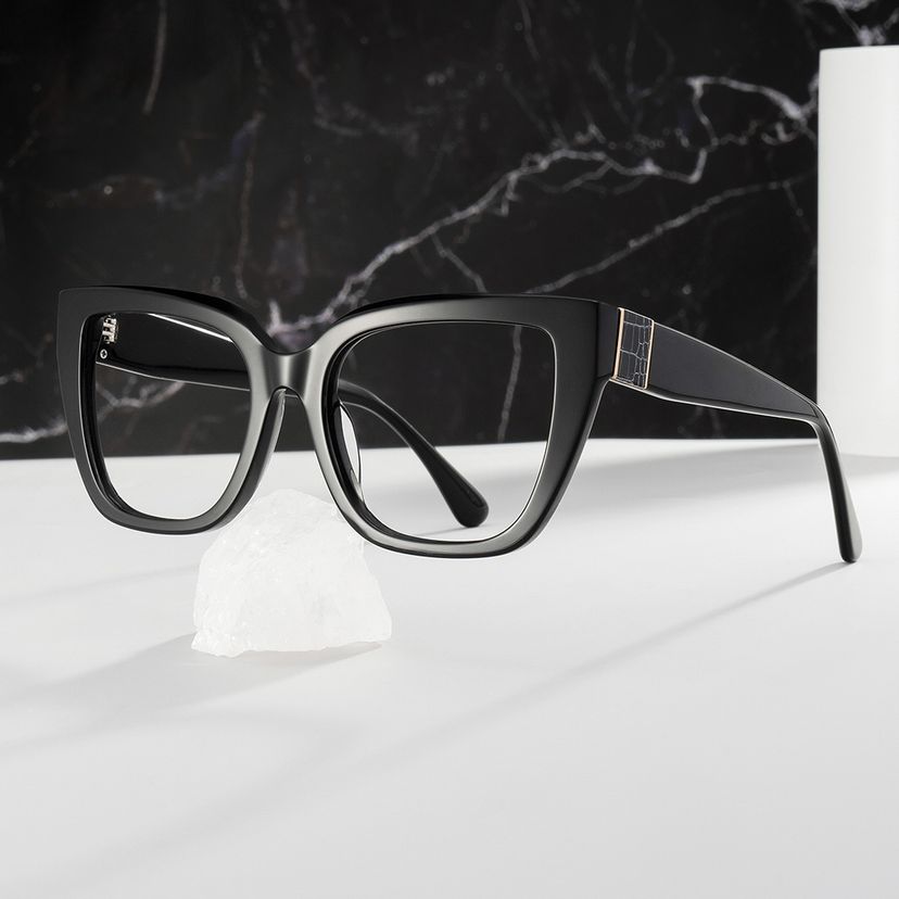 Tamarrah Black Cat eye Glasses
