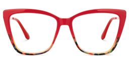 Awilda Cateye Red Glasses0