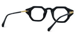 Mariluz Geometric Black Glasses3