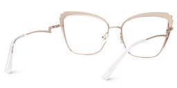Mariely Cateye White Glasses4