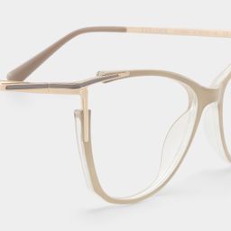 Yomary Khaki Cat eye Glasses5