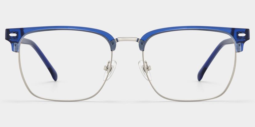 Braidsby Blue Browline Glasses
