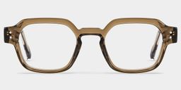Joy Brown Geometric Glasses1