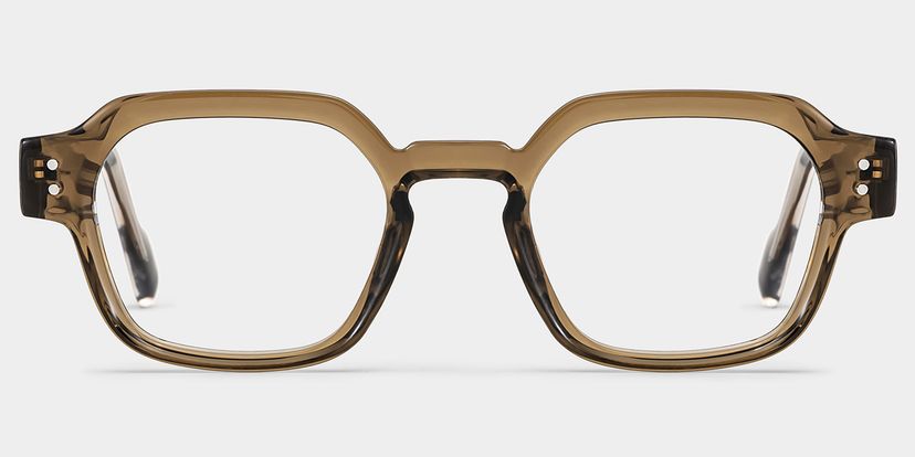 Joy Geometric Brown Glasses