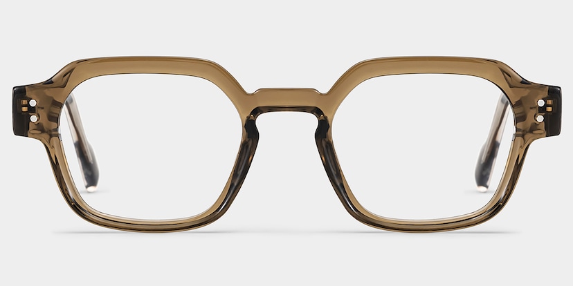 Joy Geometric Brown Glasses