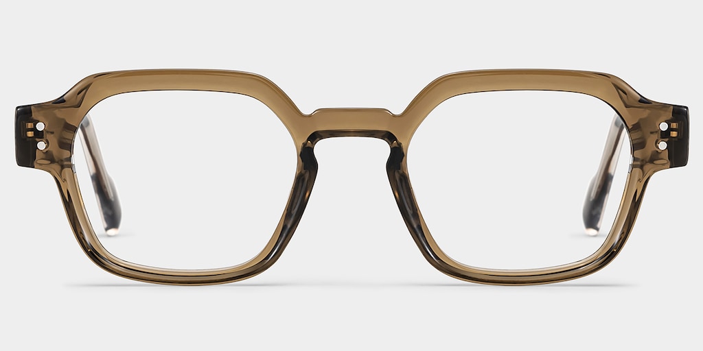 Joy Geometric Brown Glasses