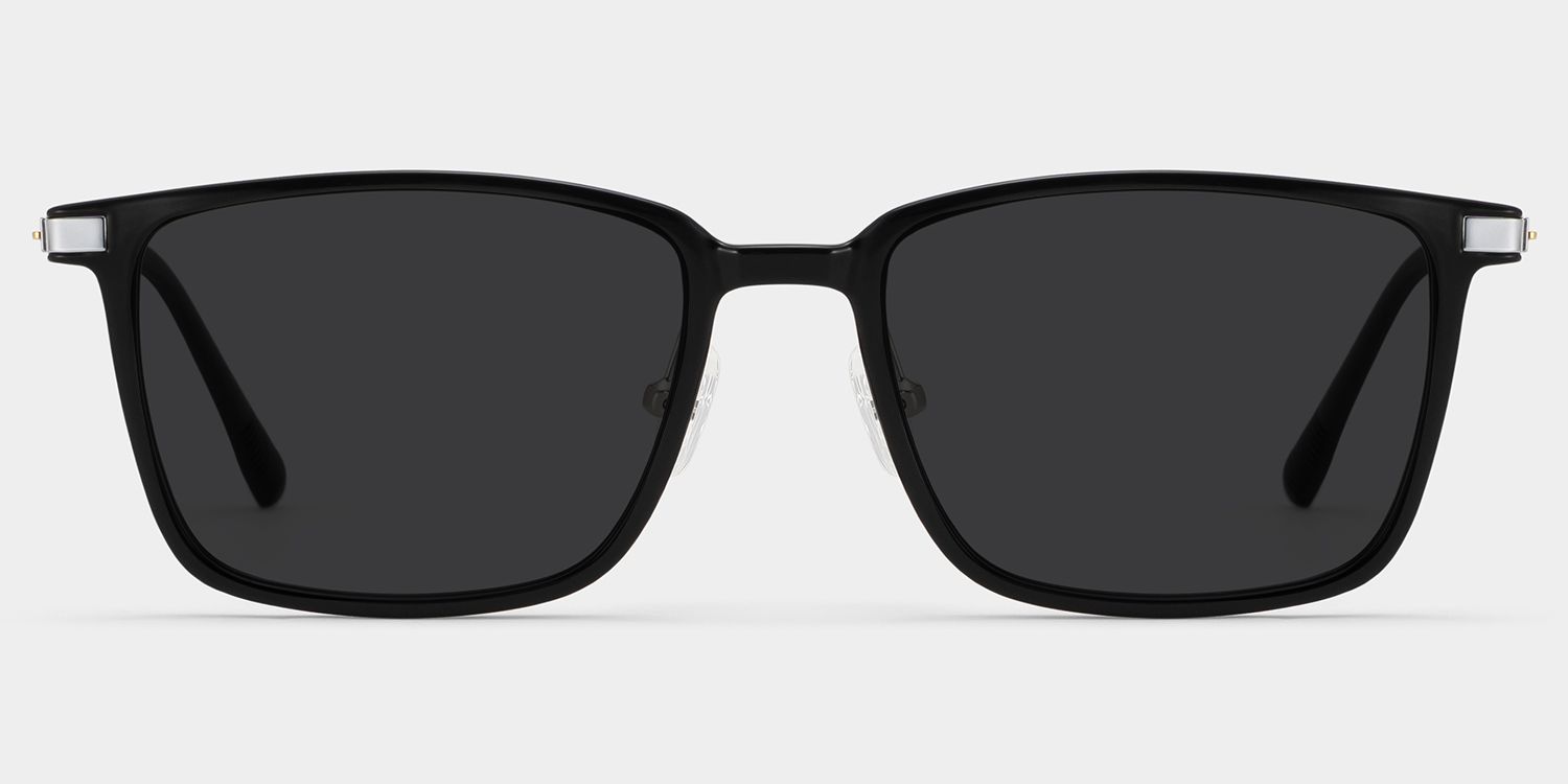 Black Ivonne Rectangle Frame Eyeglasses | Zeelool0