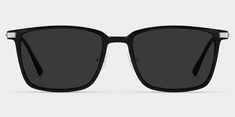 Ivonne Rectangle Black Glasses