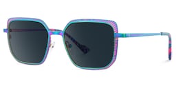 Maverick Square Multicolor Sunglasses2