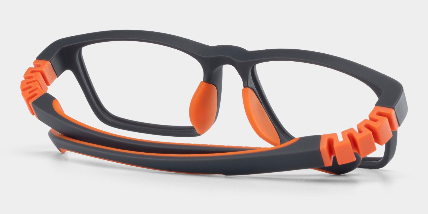 Kids Rectangle Black Amaker Frame Glasses | Zeelool