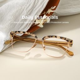 Ellis Tortoise Browline Glasses2
