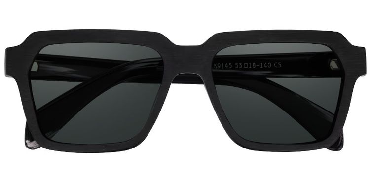 Richard Rectangle Black Glasses
