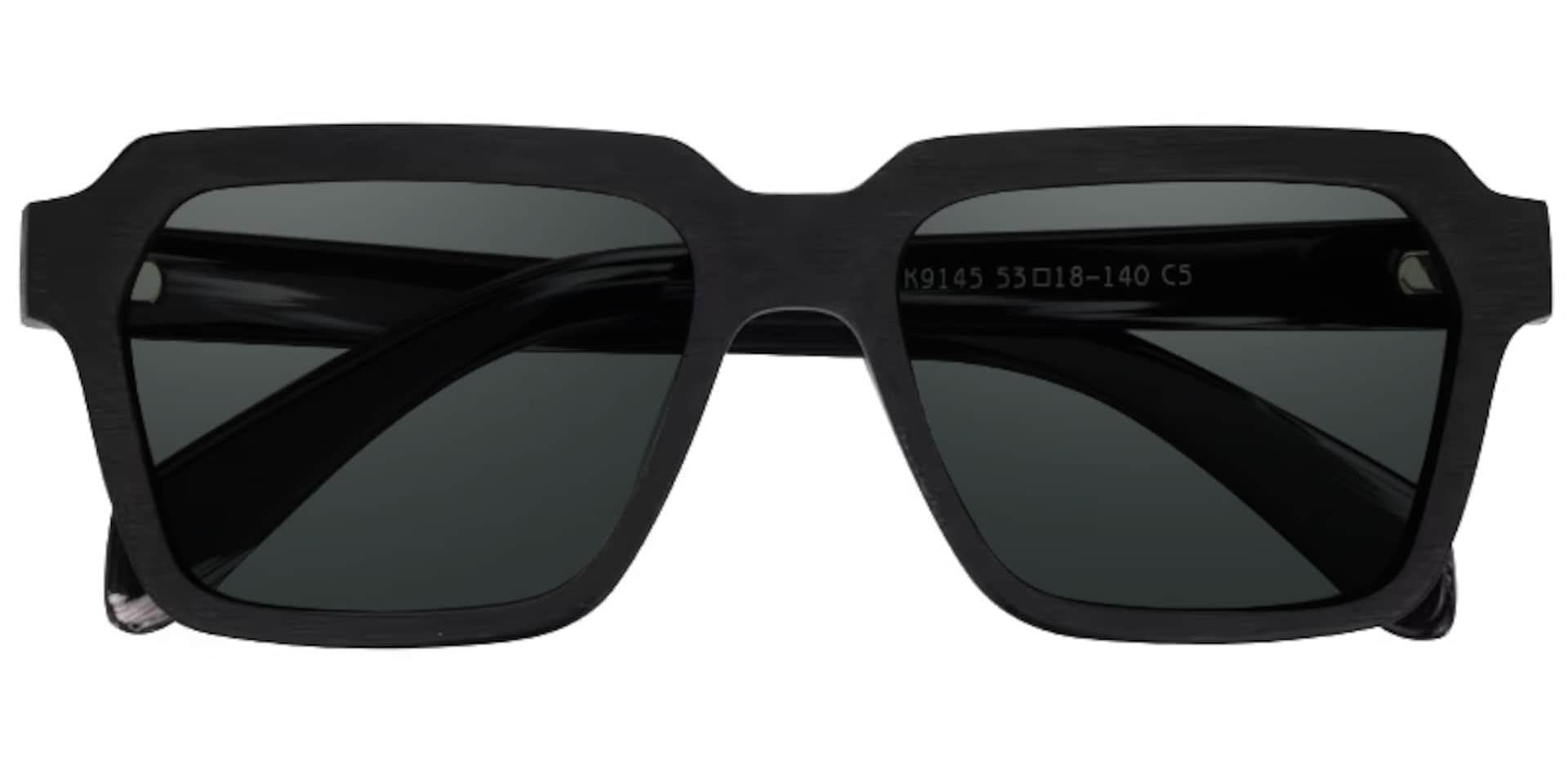 Richard Rectangle Sunglasses with Black Matte Frames1