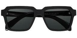 Richard Rectangle Black Glasses1