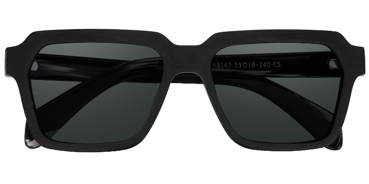 Richard Rectangle Black Glasses