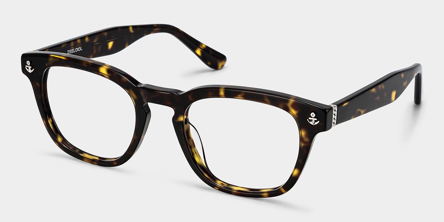 Pierce Tortoise Round Glasses Frames in Vintage Vibes | ZEELOOL3