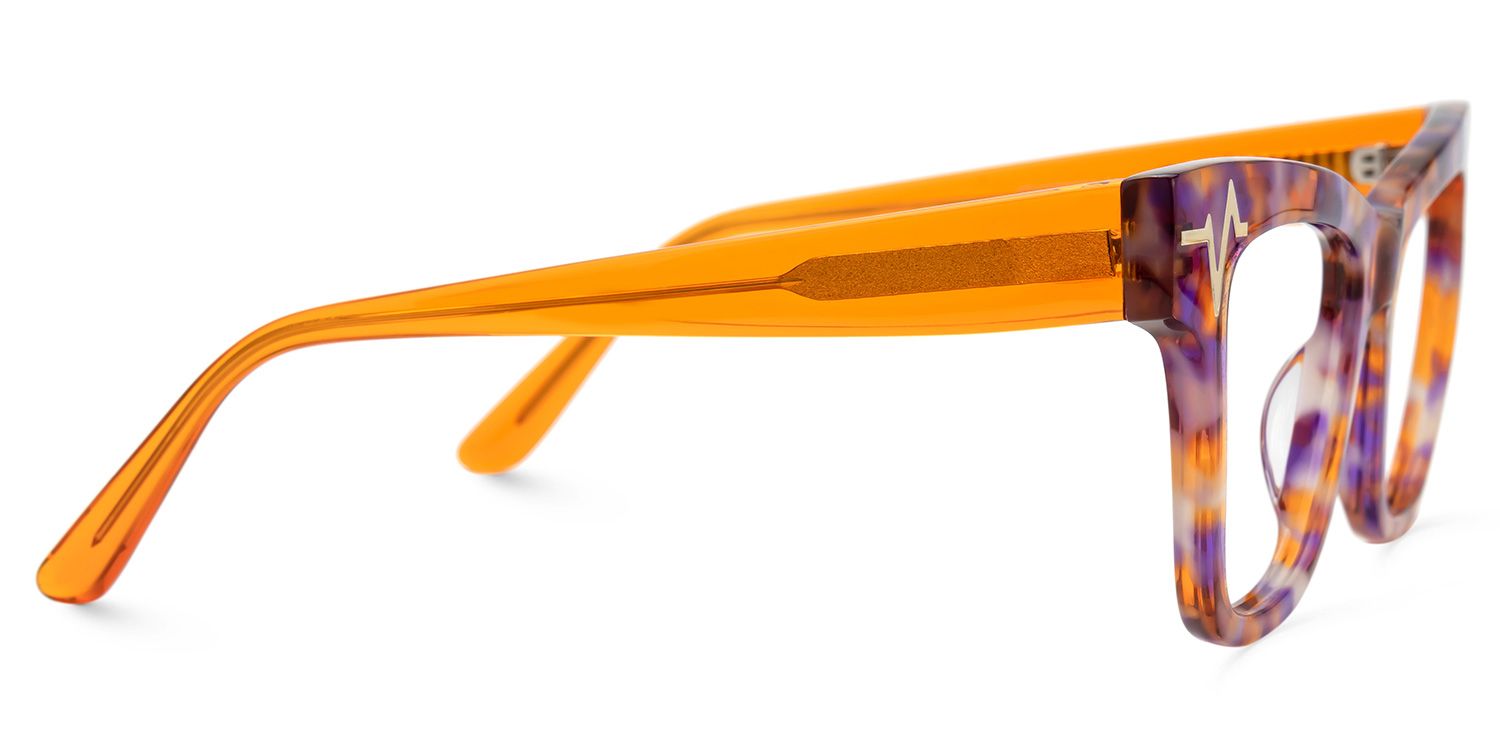 Cara Butterfly Orange Eye Glasses for Women | Zeelool2