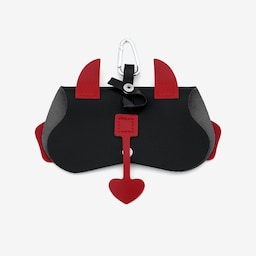 Black Red Little Devil Eyeglasses Bag With Hook4