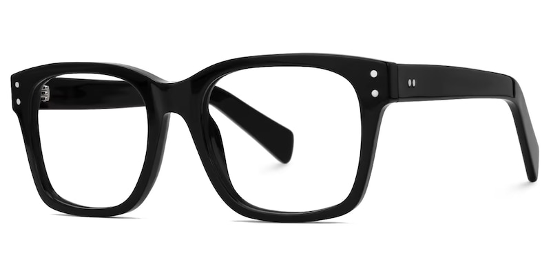 Fussell Square Black Glasses