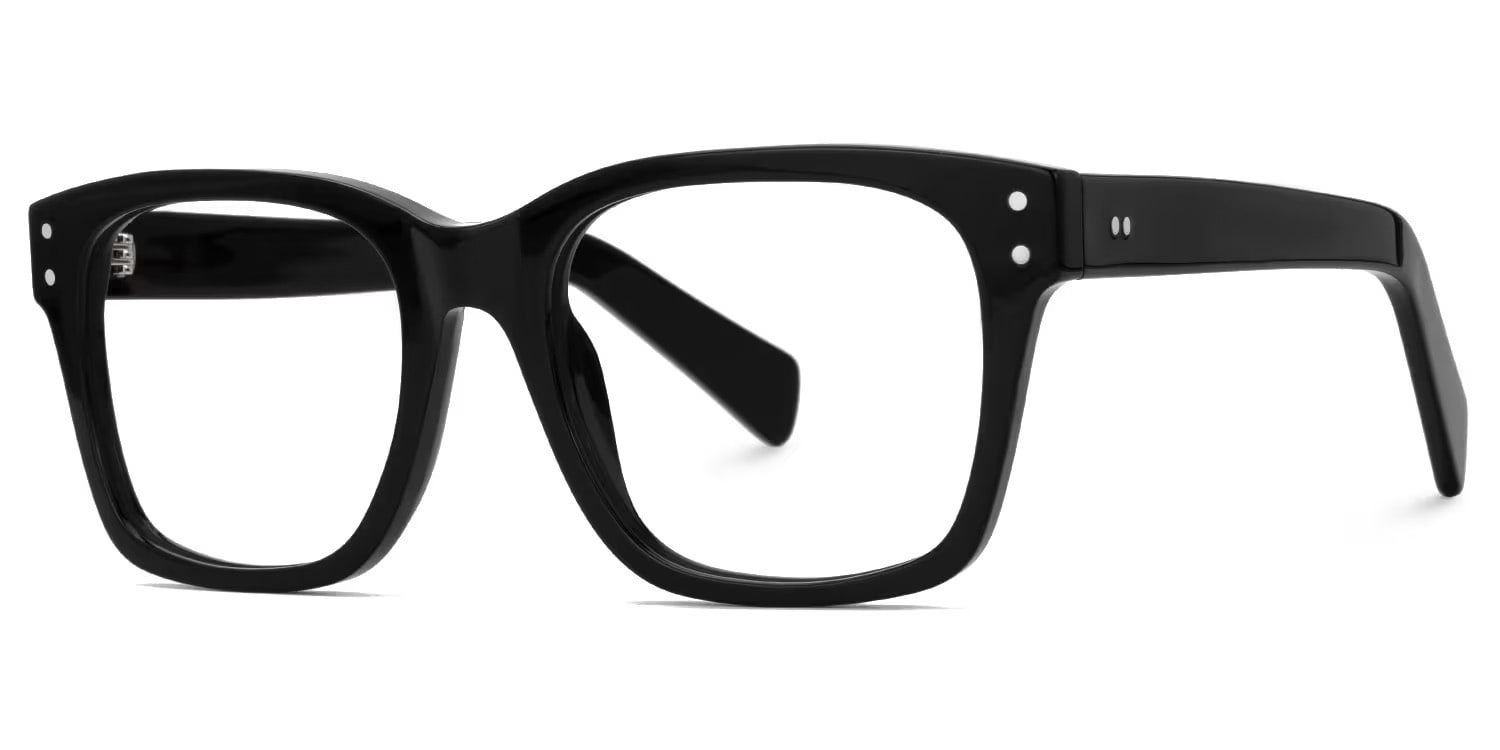 Fussell Square Black Glasses