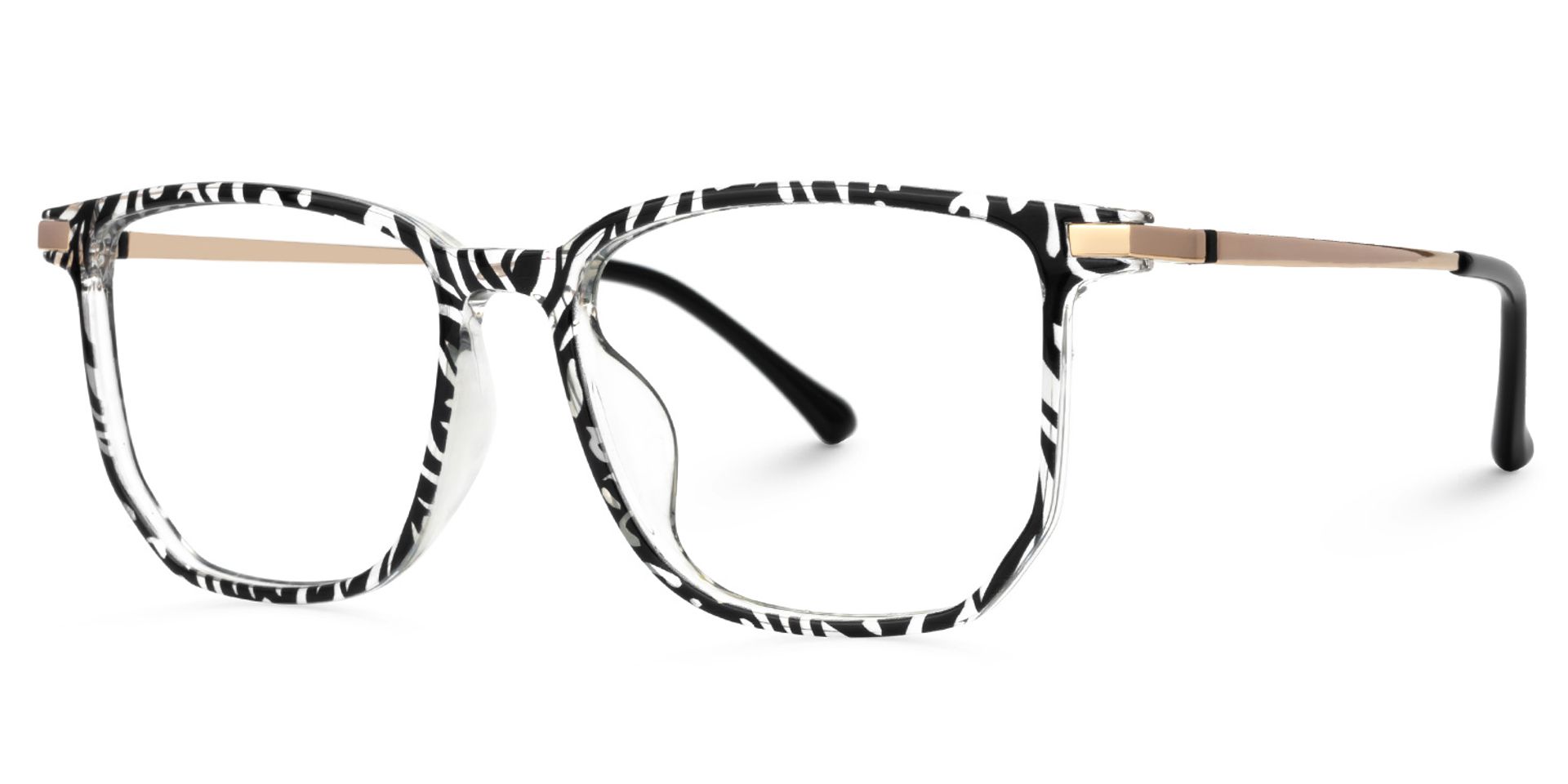 Fezell Black Thin Frame Eyeglasses | Zeelool Optical1